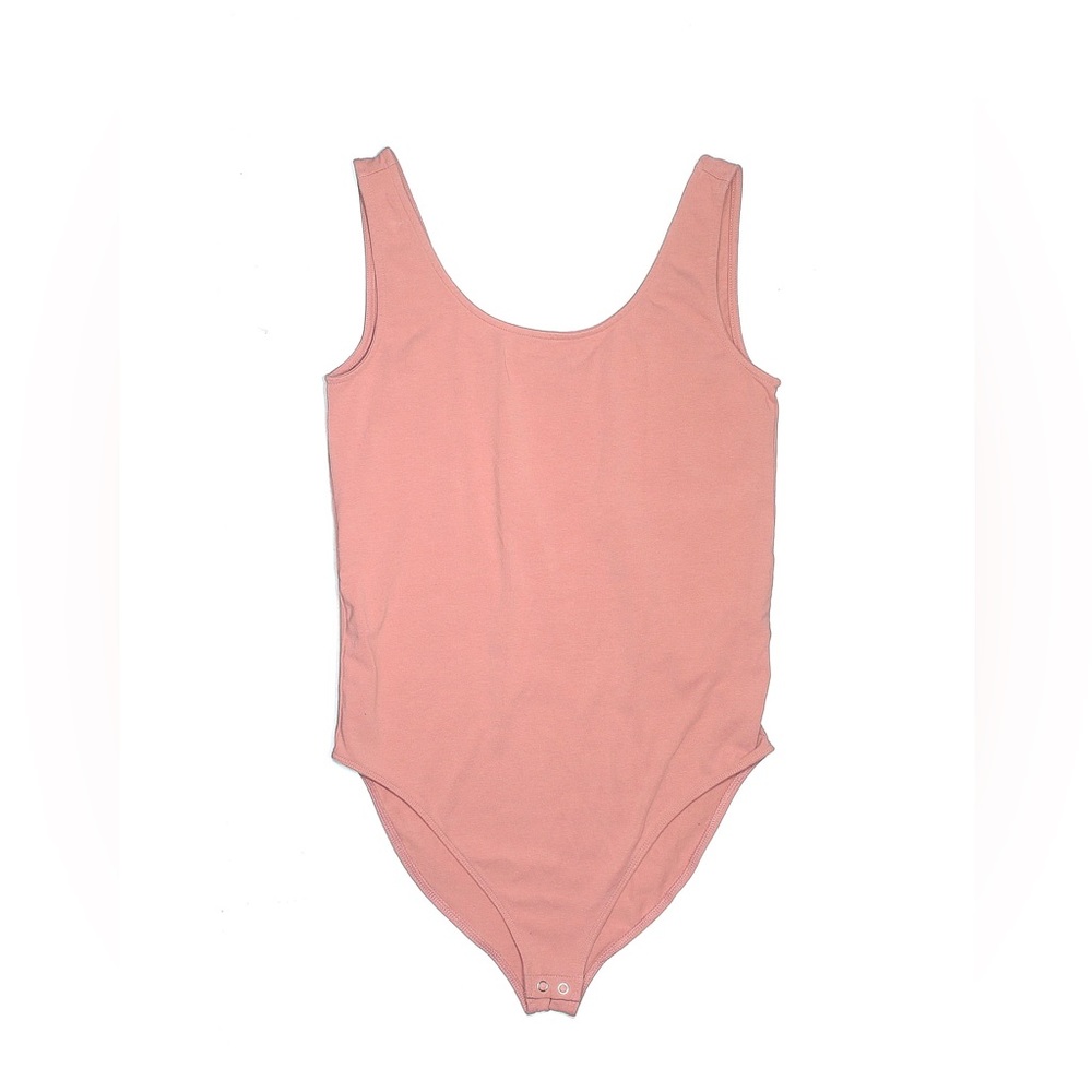 Gap Women’s Bodysuit, Basic Scoopneck Tank Top, Light “potpourri” pink, Sz M